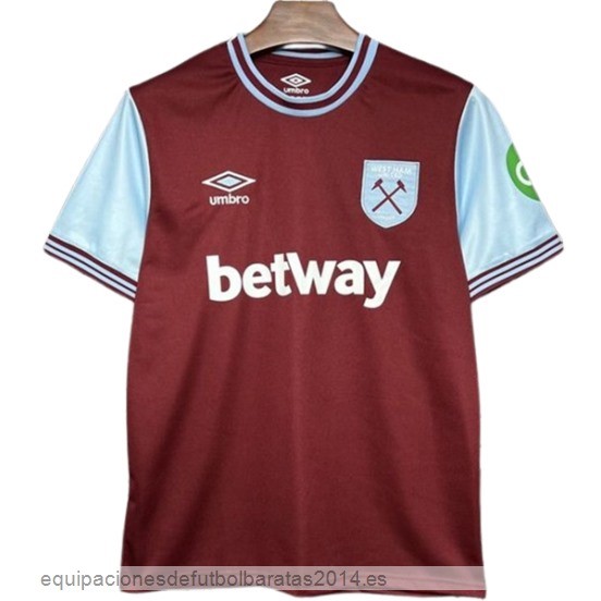 Nuevo Tailandia 1ª Camiseta West Ham United 24/25 Rojo Baratas